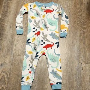 ❤️5/$15❤️Carter dinosaur footless pj
